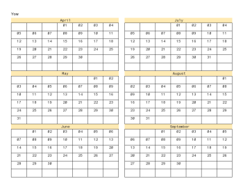 Thumbnail Back Calendar